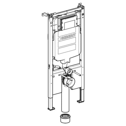 Geberit Duofix Sigma UP720 Rezervor WC cu cadru slim, 8 cm