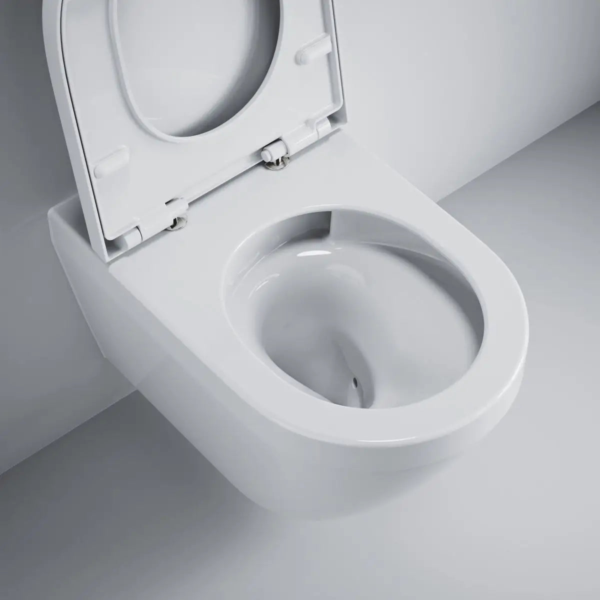 Set Vas WC suspendat cu capac soft-close Grohe Euro Ceramic Rimless Triple Vortex 36x54 cm cu evacuare orizontala
