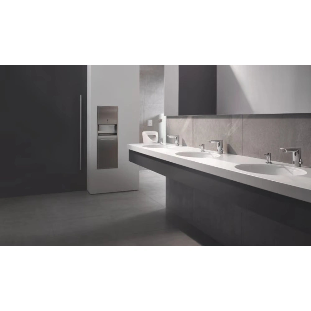Grohe Bau Cosmopolitan E Baterie lavoar electronica cu mixare apa, alimentare baterii