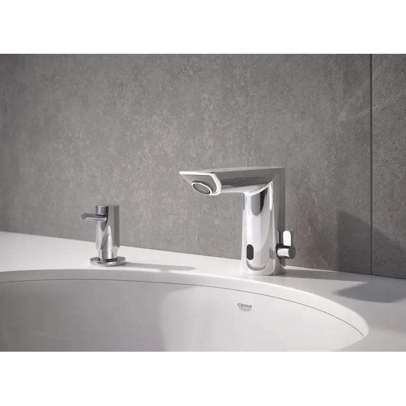 Grohe Bau Cosmopolitan E Baterie lavoar electronica cu mixare apa, alimentare baterii