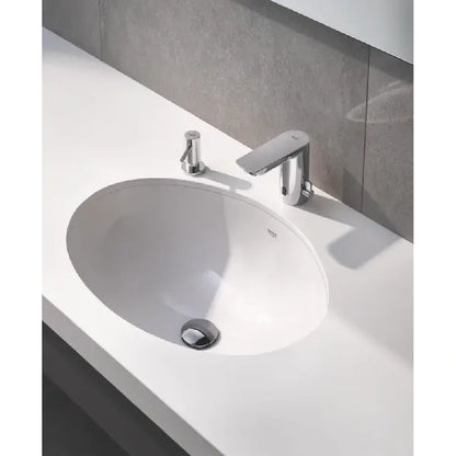 Grohe Bau Cosmopolitan E Baterie lavoar electronica cu mixare apa, alimentare baterii