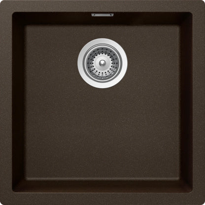 Schock Kaia N-100 Chiuveta bucatarie granit Cristadur 45x45 cm, maro (bronze)