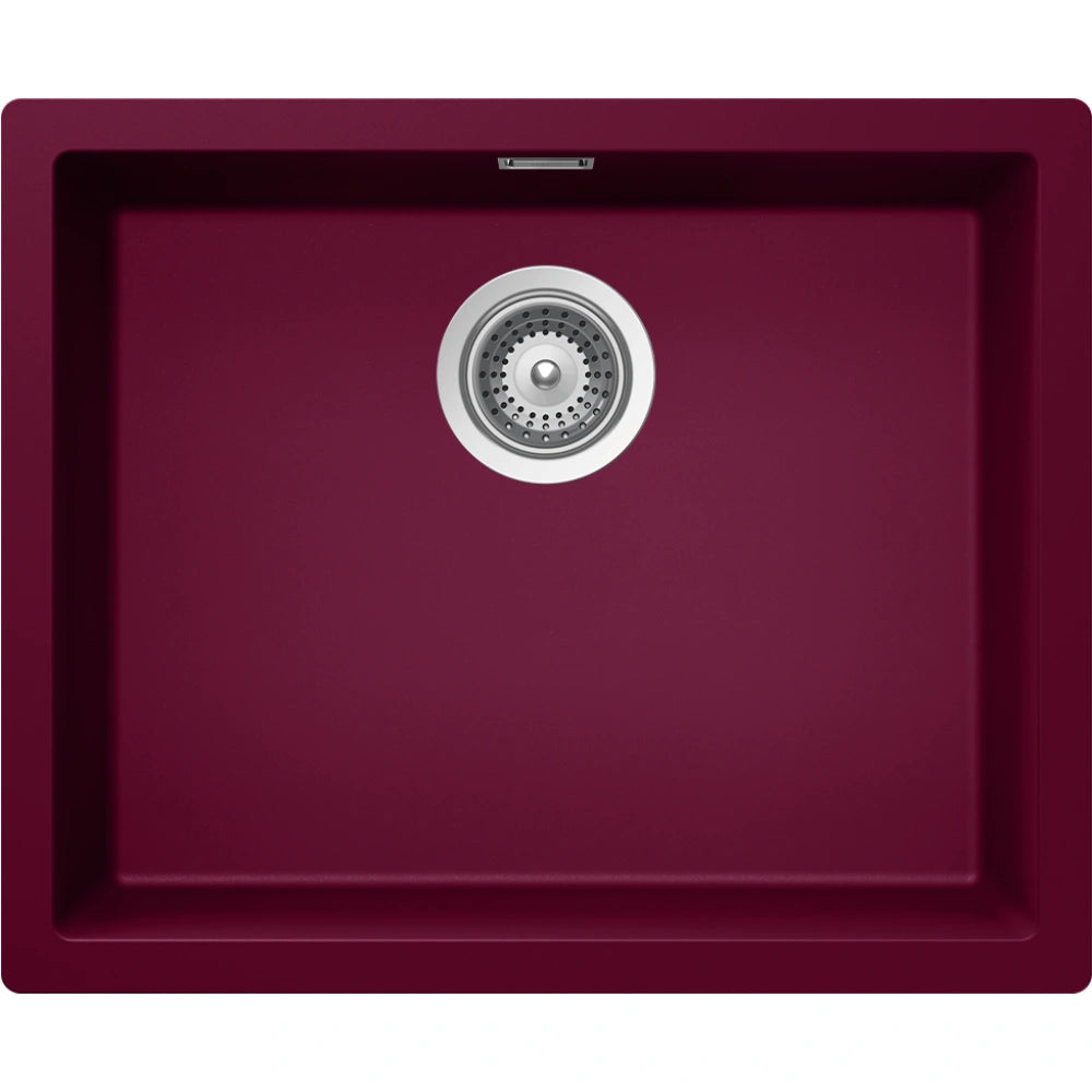Schock Kaia N-100L Chiuveta bucatarie granit Cristadur 55x45 cm, grena (berry)