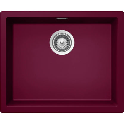 Schock Kaia N-100L Chiuveta bucatarie granit Cristadur 55x45 cm, grena (berry)