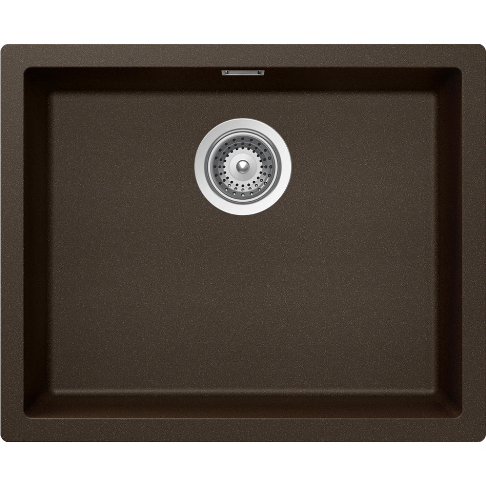 Schock Kaia N-100L Chiuveta bucatarie granit Cristadur 55x45 cm, maro (bronze)