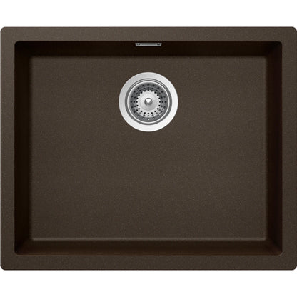 Schock Kaia N-100L Chiuveta bucatarie granit Cristadur 55x45 cm, maro (bronze)