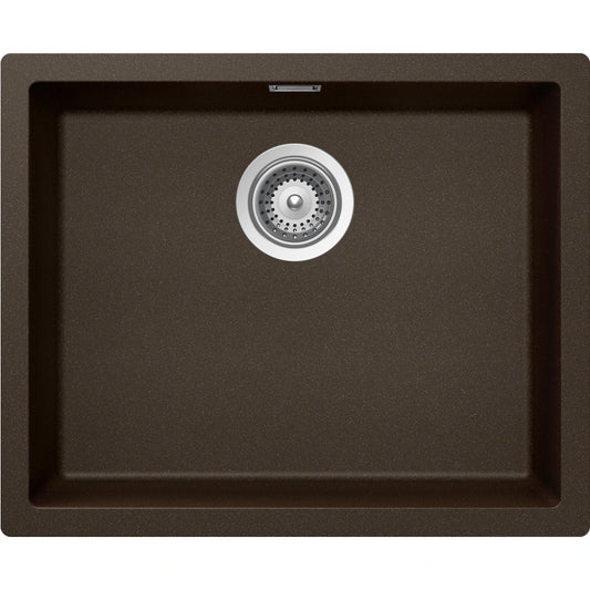 Schock Kaia N-100L Chiuveta bucatarie granit Cristadur 55x45 cm, maro (bronze)