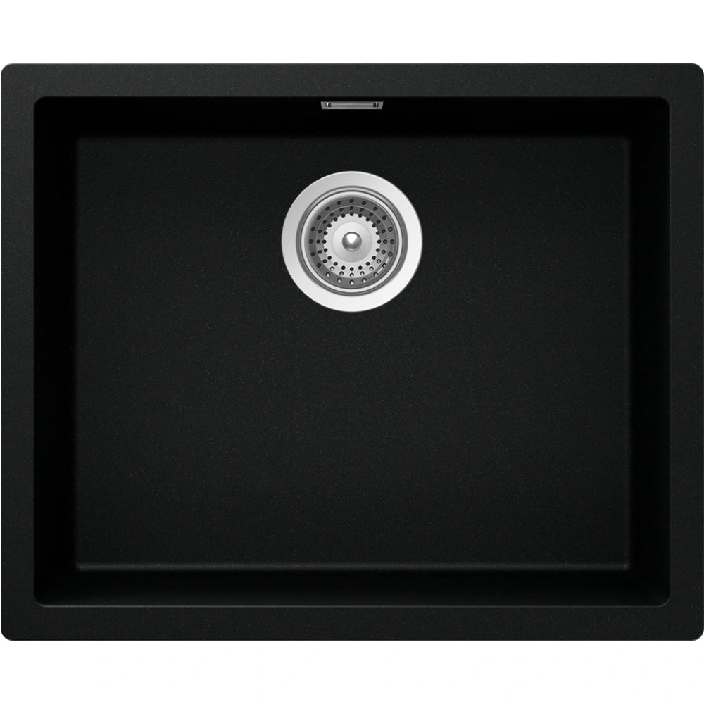 Schock Kaia N-100L Chiuveta bucatarie granit Cristadur 55x45 cm, negru (puro)
