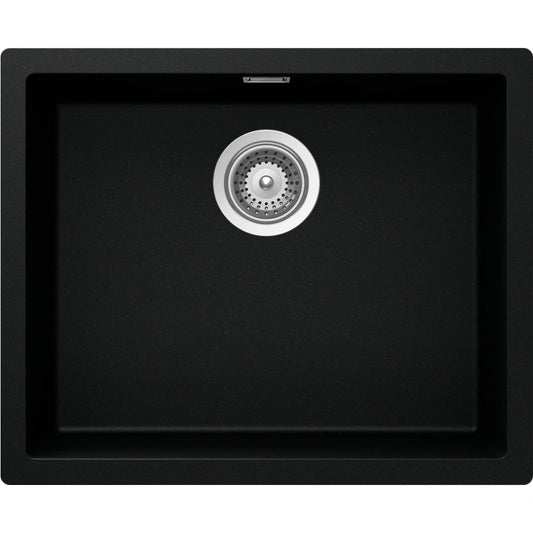 Schock Kaia N-100L Chiuveta bucatarie granit Cristadur 55x45 cm, negru (puro)