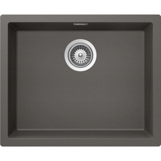 Schock Kaia N-100L Chiuveta bucatarie granit Cristadur 55x45 cm, gri (silverstone)