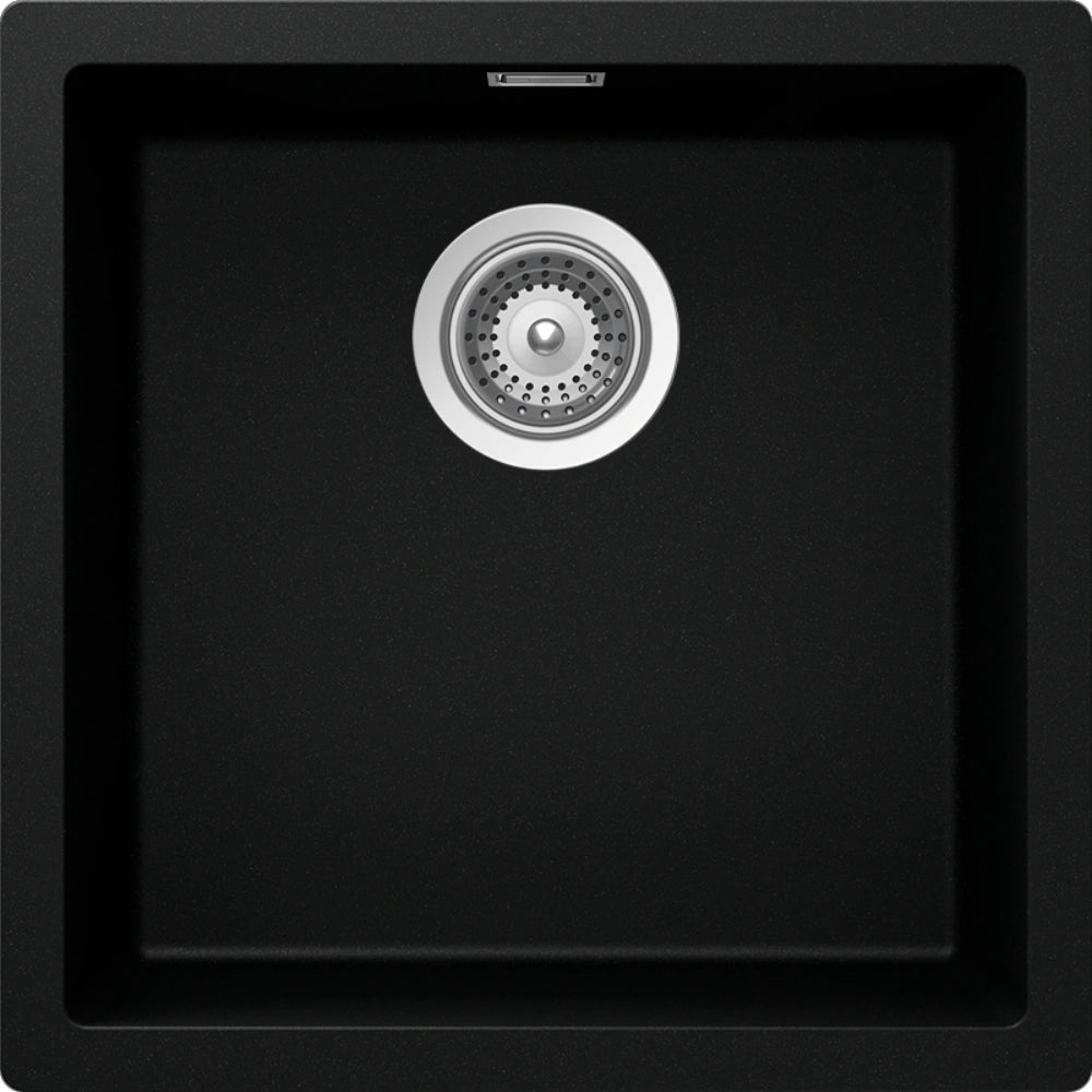 Schock Kaia N-100 Chiuveta bucatarie granit Cristadur 45x45 cm, negru (puro)