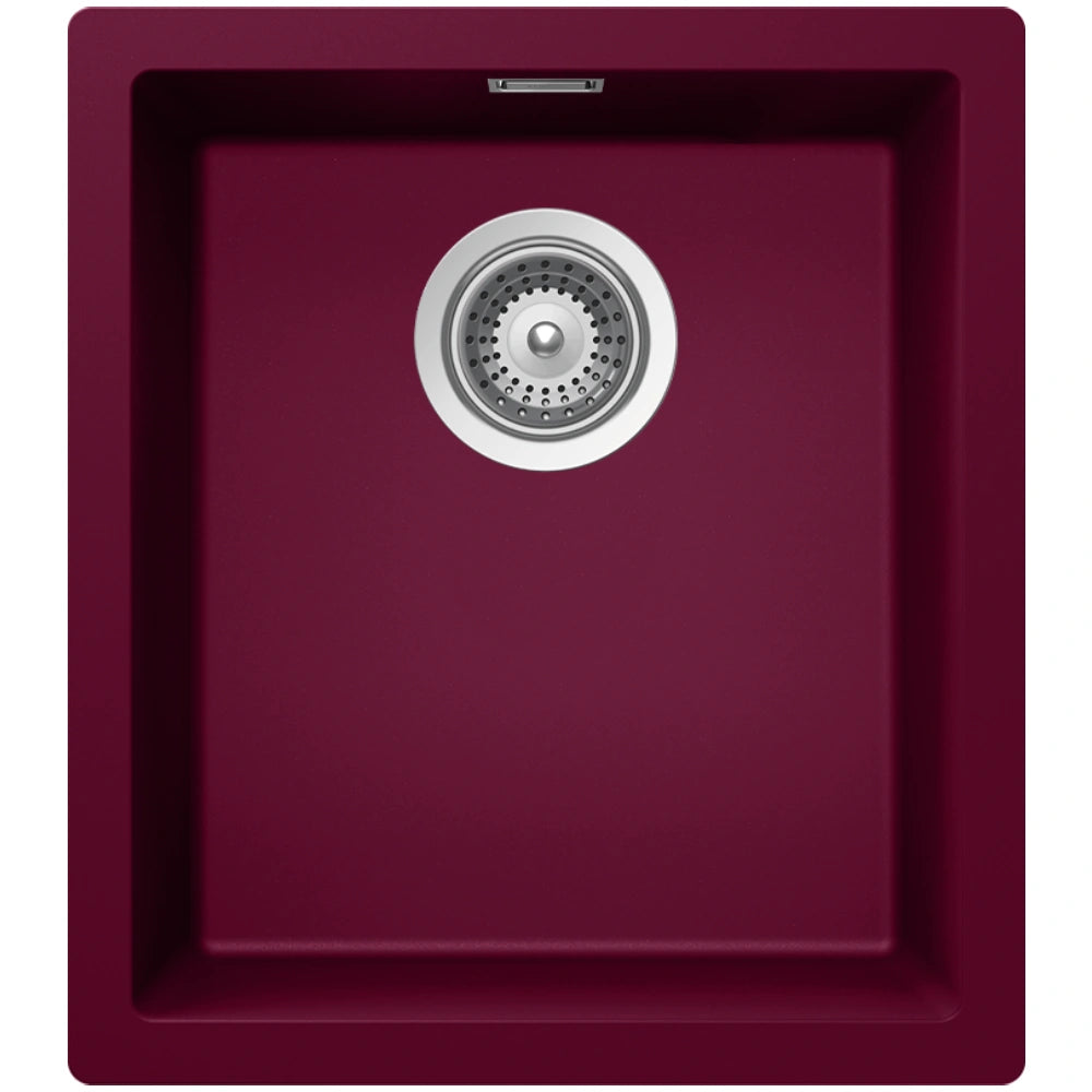Schock Kaia N-100S Chiuveta bucatarie granit Cristadur 40x45 cm, grena (berry)