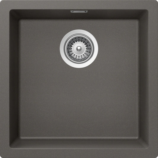 Schock Kaia N-100 Chiuveta bucatarie granit Cristadur 45x45 cm, gri (silverstone)