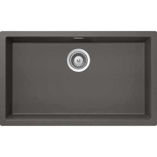 Schock Kaia N-100XL Chiuveta bucatarie granit Cristadur 75x45 cm, gri (silverstone)