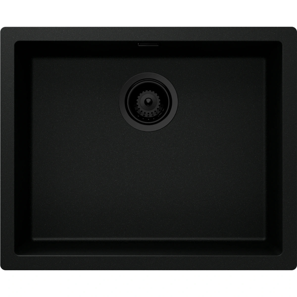 Schock Kaia N-100L Set chiuveta bucatarie granit Cristadur 55x45 cm si baterie Talia Black, negru (puro)