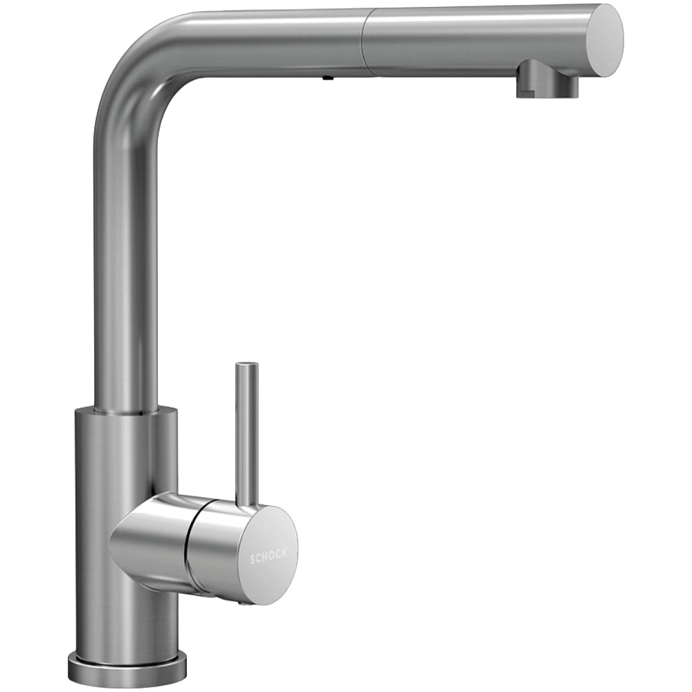 Schock Kantus Baterie chiuveta bucatarie cu dus extractibil, inox