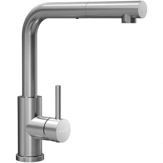 Schock Kantus Baterie chiuveta bucatarie cu dus extractibil, inox