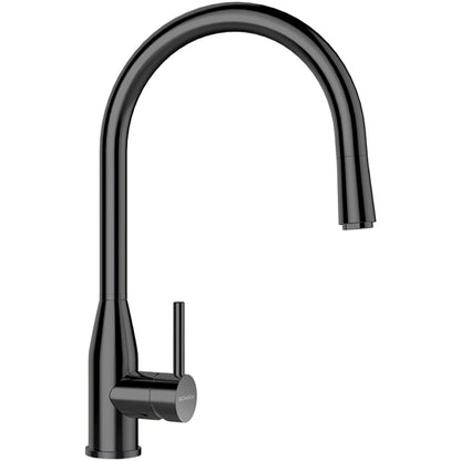 Schock Kavus Baterie chiuveta bucatarie cu dus extractibil, antracit (gunmetal)