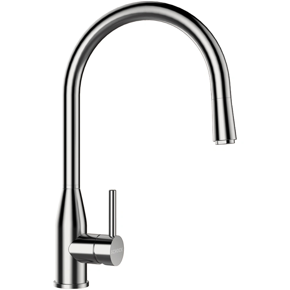 Schock Kavus Baterie chiuveta bucatarie cu dus extractibil, inox