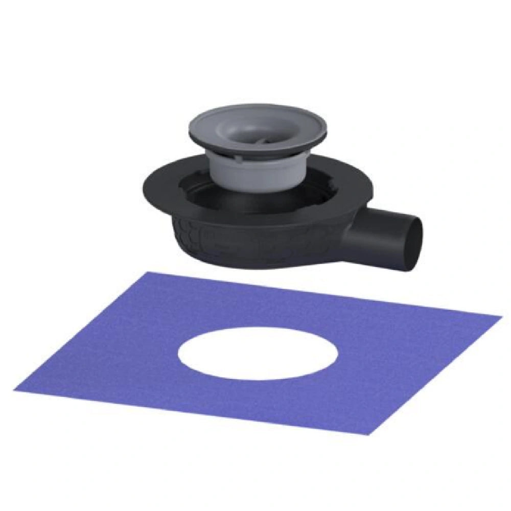 Corp sifon de pardoseala Kessel Ultraflat System 125 cu flansa de hidroizolatie, DN 50