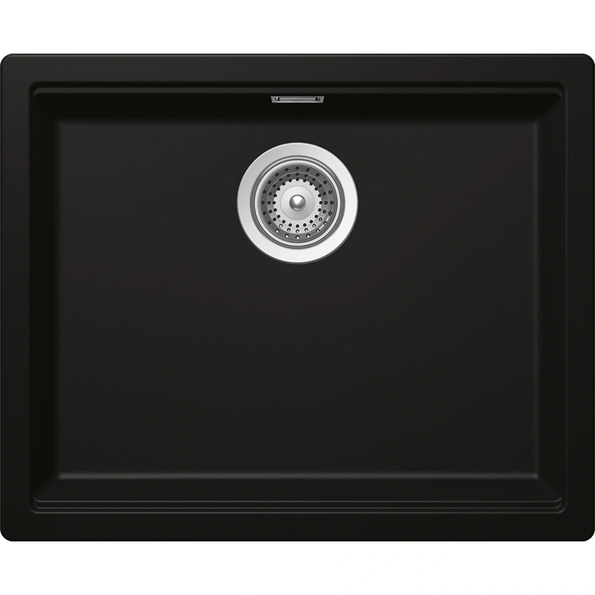 Schock Kiruna N-100L Chiuveta bucatarie granit Cristadur 55x45 cm, negru (green line night)