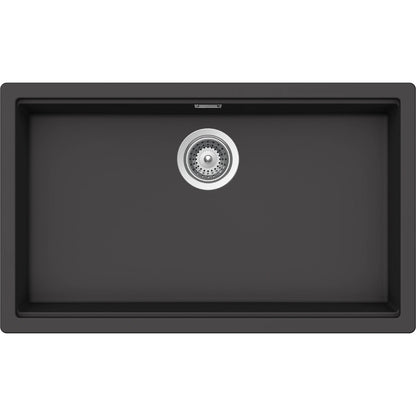 Schock Kiruna N-100XL Chiuveta bucatarie granit Cristadur 75x45 cm, gri (green line dusk)