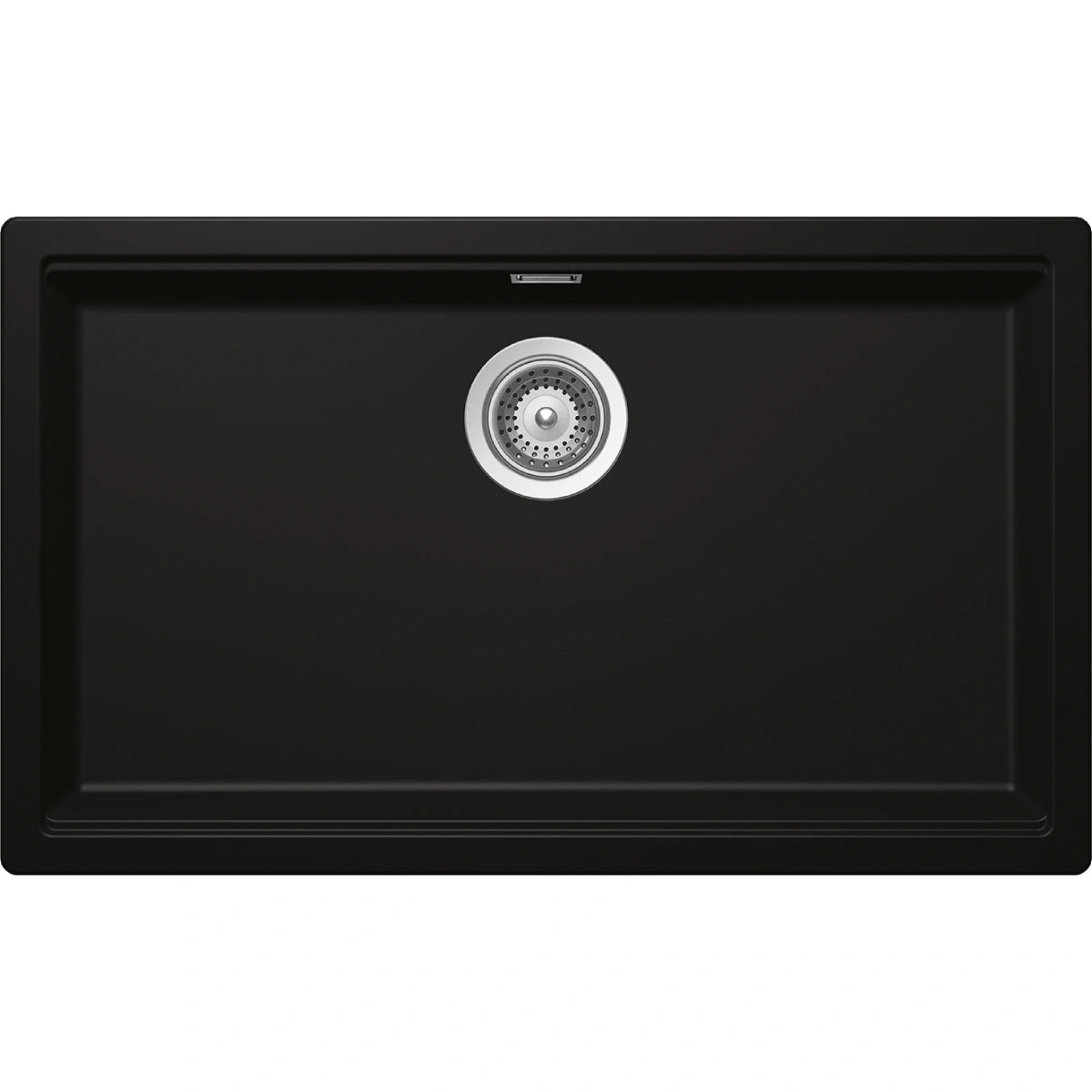 Schock Kiruna N-100XL Chiuveta bucatarie granit Cristadur 75x45 cm, negru (green line night)