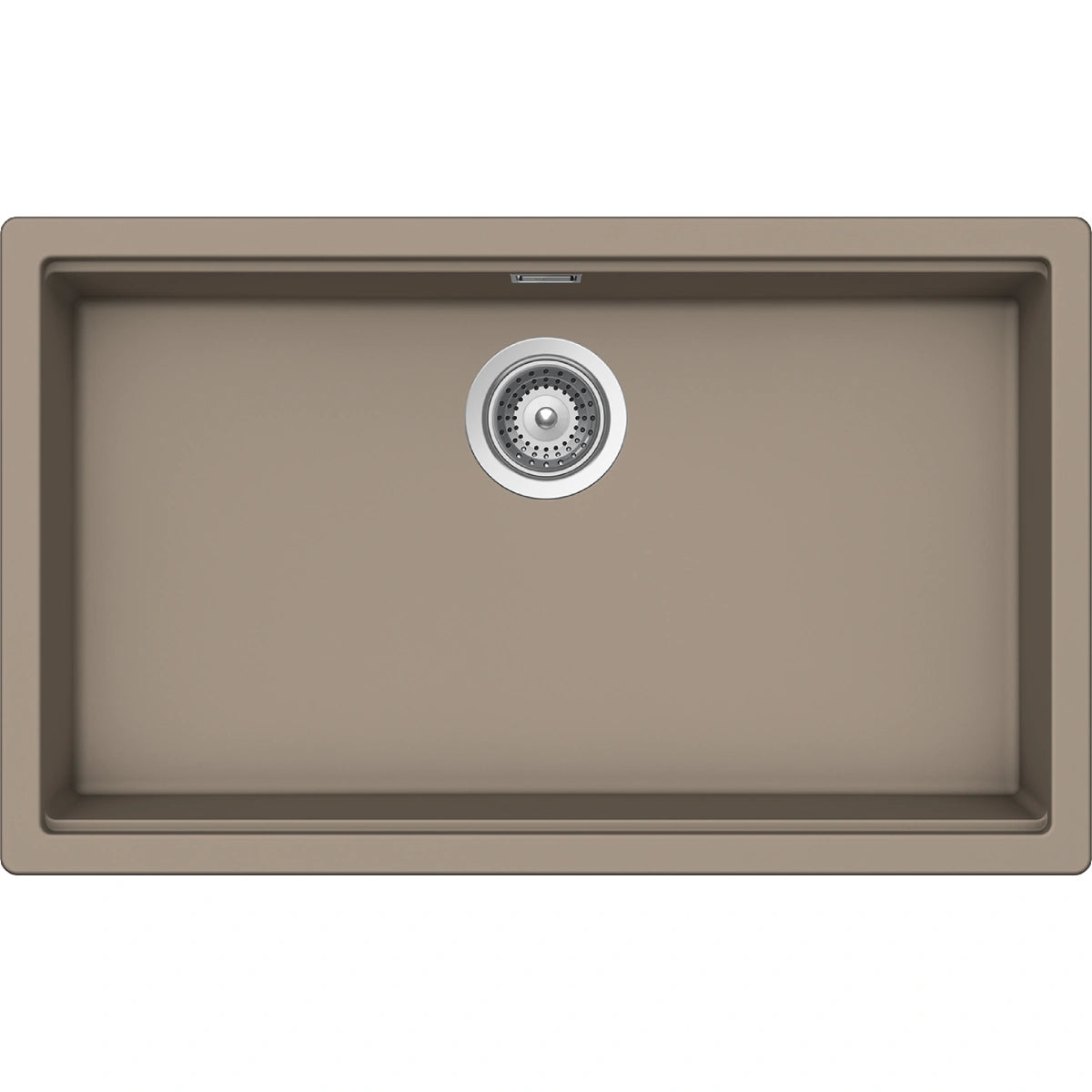 Schock Kiruna N-100XL Chiuveta bucatarie granit Cristadur 75x45 cm, gri (green line twilight)