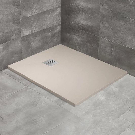 Cadita dus dreptunghiulara compozit Radaway Kyntos F 210x100 cm, bej (cashmere)