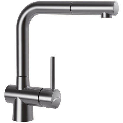 Schock Laios Baterie chiuveta bucatarie cu dus extractibil, inox