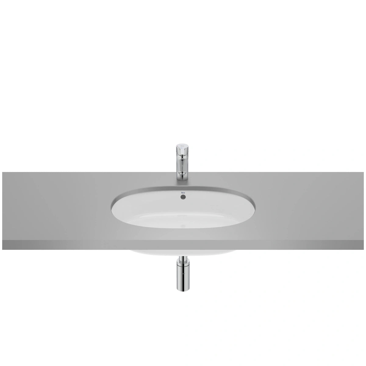 Lavoar baie sub blat, oval Roca The Gap Round 55x35 cm