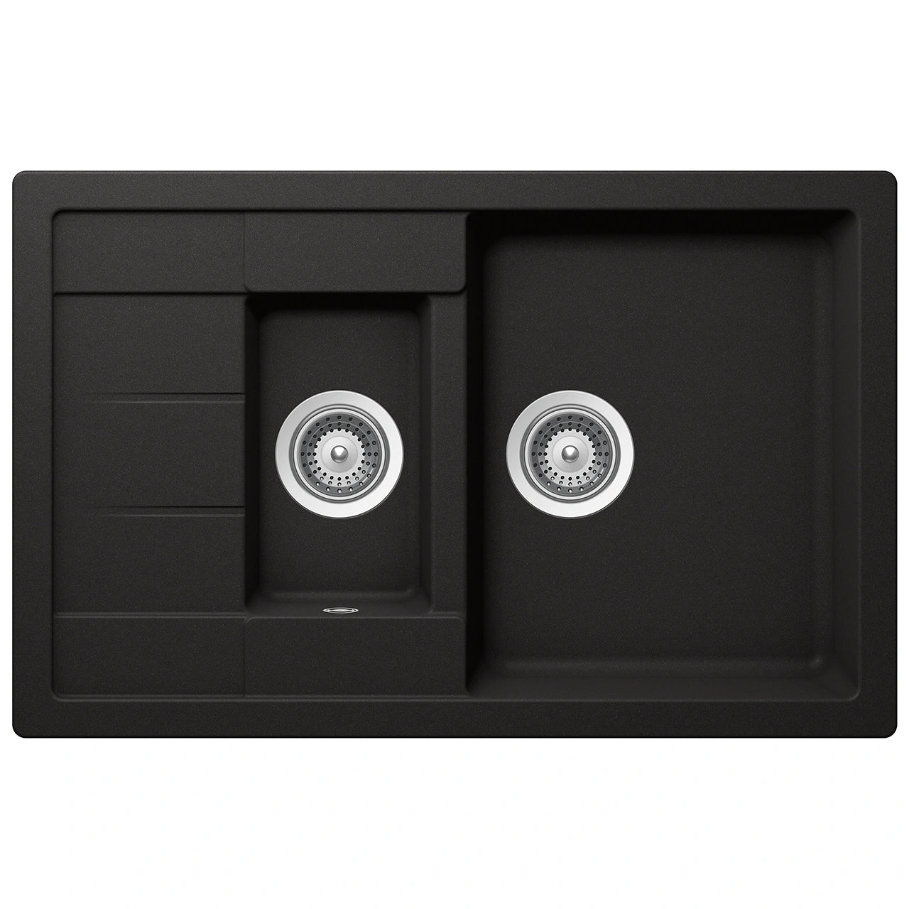Schock Manhattan D-150S Chiuveta bucatarie granit Cristalite 78x50 cm, negru (nero)