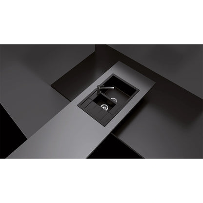 Schock Manhattan D-150S Chiuveta bucatarie granit Cristalite 78x50 cm, negru (nero)