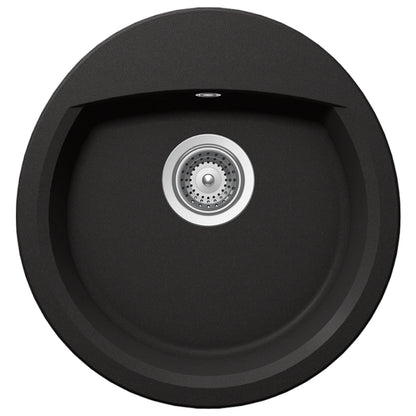Schock Manhattan R-100 Chiuveta bucatarie granit Cristalite 47x49 cm, negru (nero)