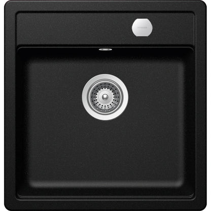 Schock Mono N-100S Chiuveta bucatarie granit Cristadur 49x51 cm, negru (magma)