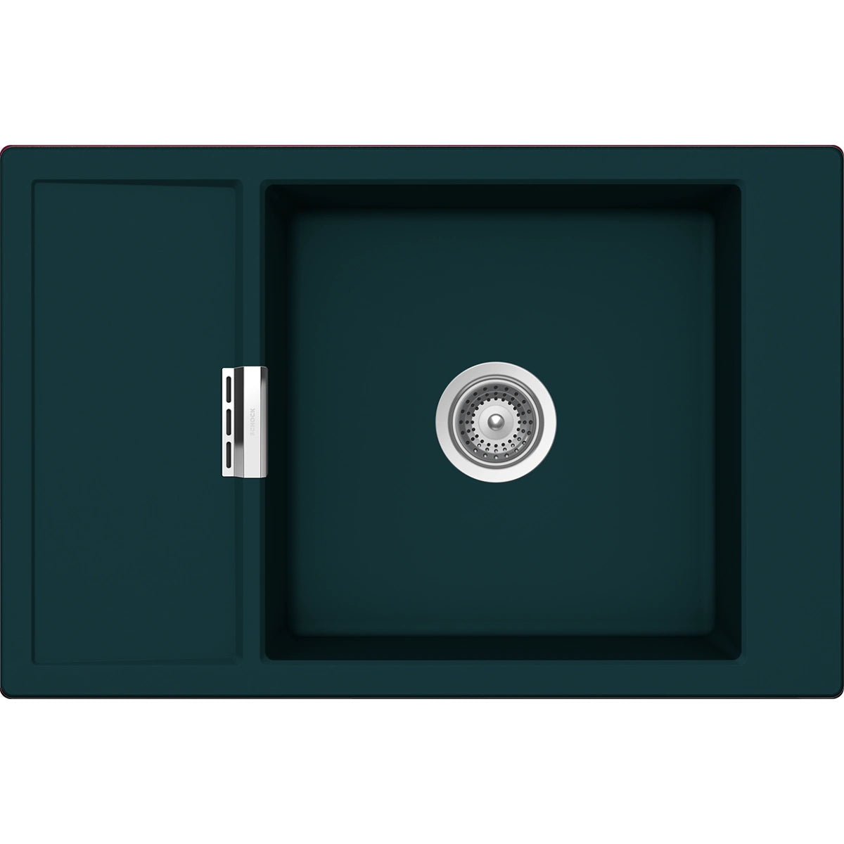 Schock Mono D-100XS Chiuveta bucatarie granit Cristadur 78x51 cm, verde (green line ivy)