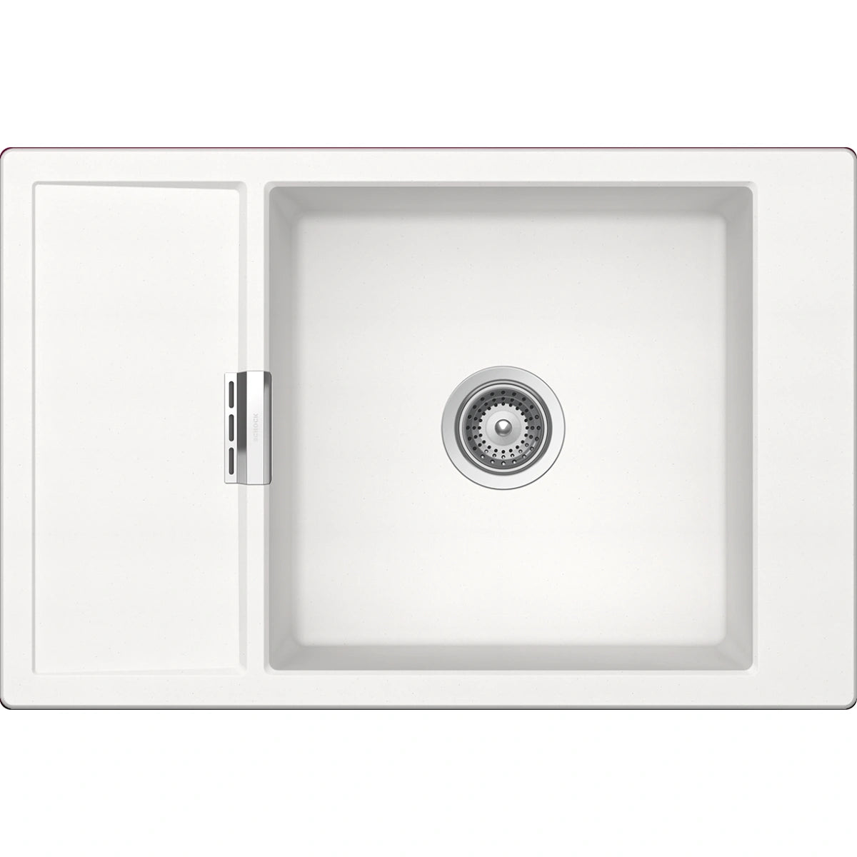 Schock Mono D-100XS Chiuveta bucatarie granit Cristadur 78x51 cm, alb (polaris)
