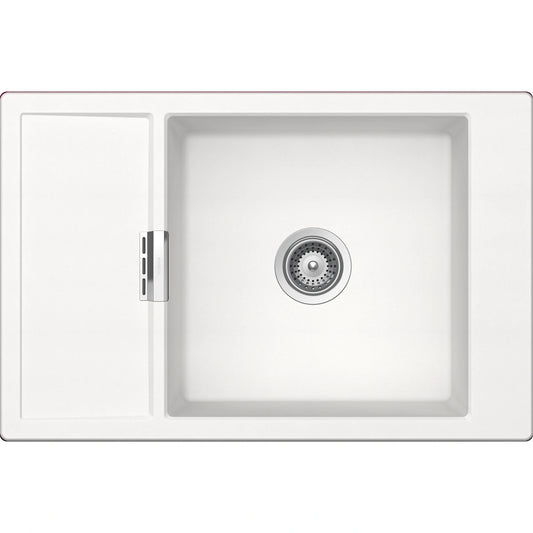Schock Mono D-100XS Chiuveta bucatarie granit Cristadur 78x51 cm, alb (polaris)