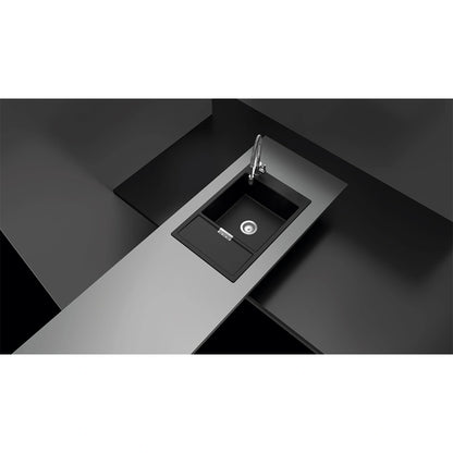 Schock Mono D-100XS Chiuveta bucatarie granit Cristadur 78x51 cm, negru (puro)