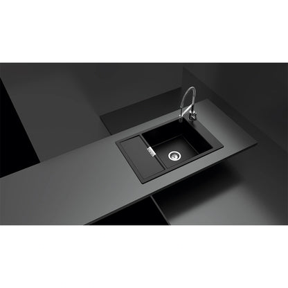 Schock Mono D-100XS Chiuveta bucatarie granit Cristadur 78x51 cm, negru (puro)