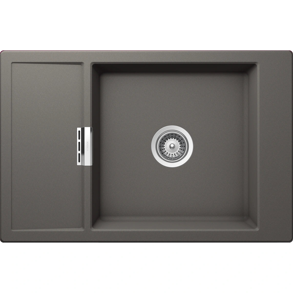 Schock Mono D-100XS Chiuveta bucatarie granit Cristadur 78x51 cm, gri (silverstone)