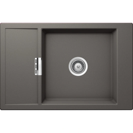 Schock Mono D-100XS Chiuveta bucatarie granit Cristadur 78x51 cm, gri (silverstone)
