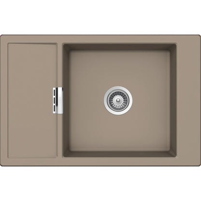 Schock Mono D-100XS Chiuveta bucatarie granit Cristadur 78x51 cm, gri (green line twilight)