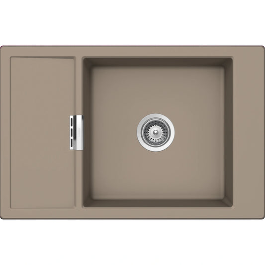 Schock Mono D-100XS Chiuveta bucatarie granit Cristadur 78x51 cm, gri (green line twilight)