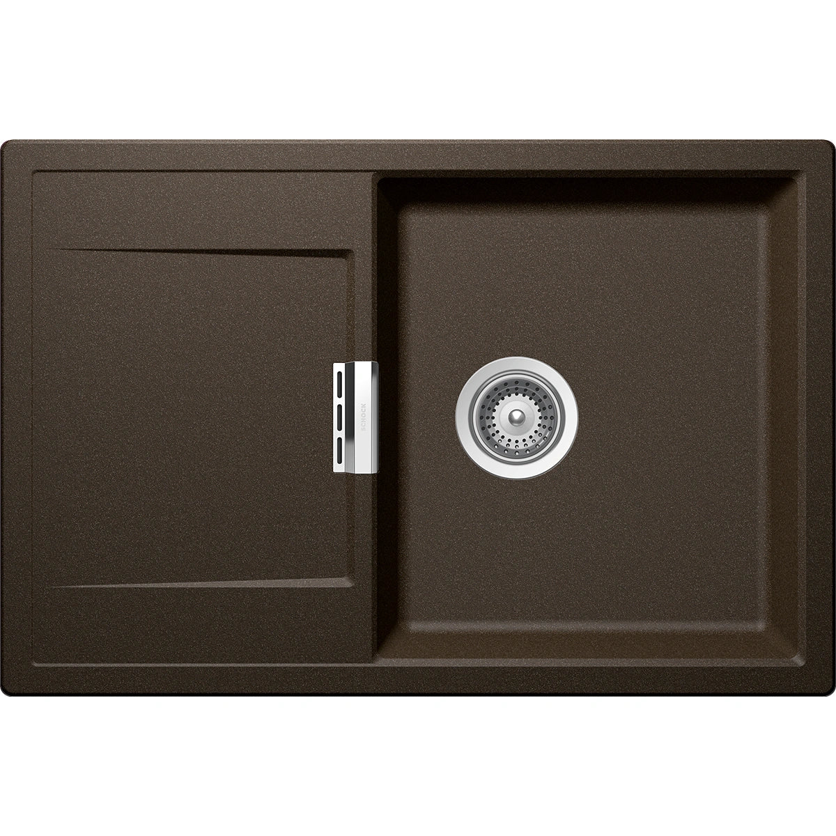 Schock Mono D-100 Chiuveta bucatarie granit Cristadur 76x51 cm, maro (bronze)