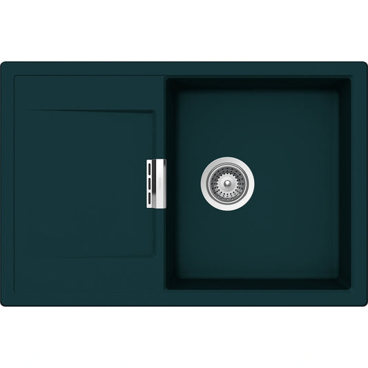 Schock Mono D-100 Chiuveta bucatarie granit Cristadur 76x51 cm, verde (green line ivy)
