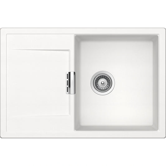 Schock Mono D-100 Chiuveta bucatarie granit Cristadur 76x51 cm, alb (polaris)