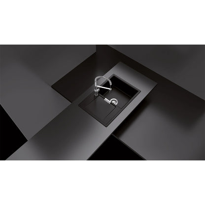 Schock Mono D-100 Chiuveta bucatarie granit Cristadur 76x51 cm, negru (puro)