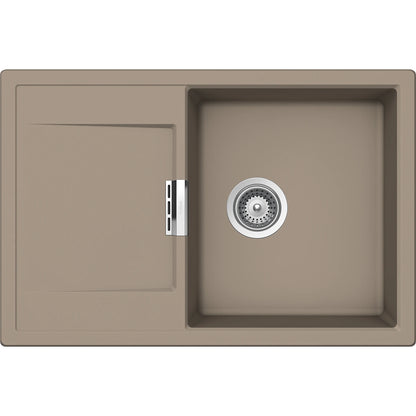 Schock Mono D-100 Chiuveta bucatarie granit Cristadur 76x51 cm, gri (green line twilight)