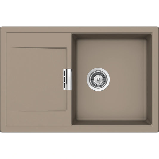 Schock Mono D-100 Chiuveta bucatarie granit Cristadur 76x51 cm, gri (green line twilight)